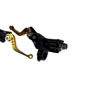 Bomba de freno y Maneta de Embrague universal dorado