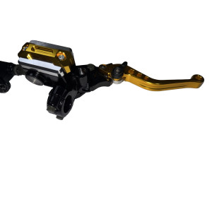 Bomba de freno y Maneta de Embrague universal dorado