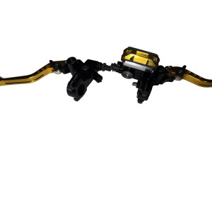 Bomba de freno y Maneta de Embrague universal dorado