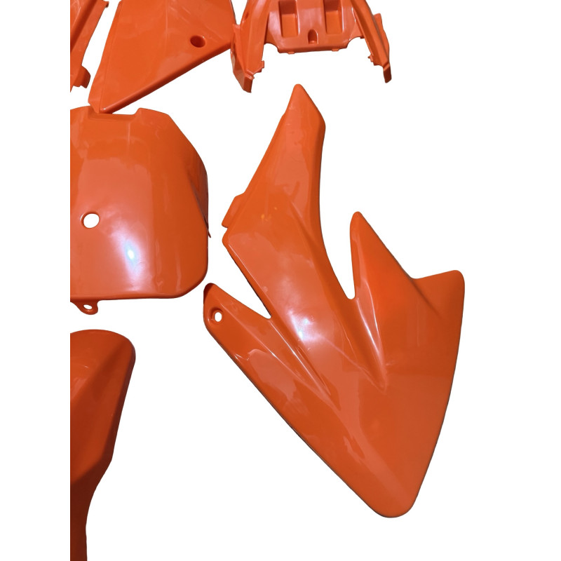 Plasticos Carenados CRF70 pit bike Naranja