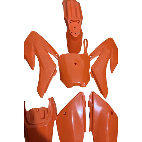 Plasticos Carenados CRF70 pit bike Naranja