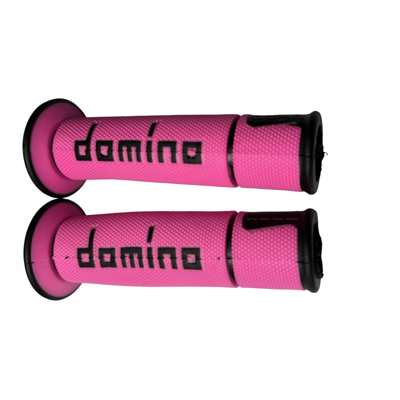Puños domino rosa y negro