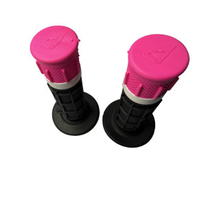 Puños ufo rosa y negro