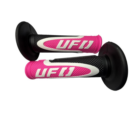 Puños ufo rosa y negro