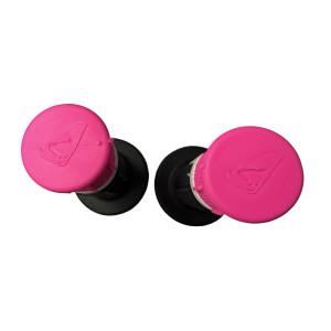 Puños ufo rosa y negro