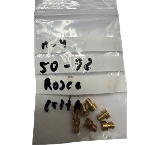 10 chicles M4 dellorto 50-72 rosca corta