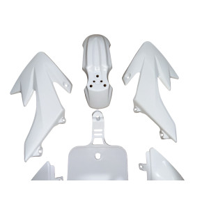 Plasticos Carenados CRF50 pit bike Blanco