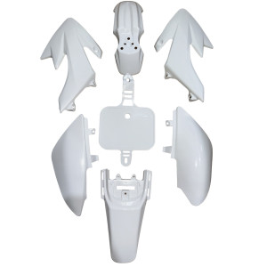 Plasticos Carenados CRF50 pit bike Blanco
