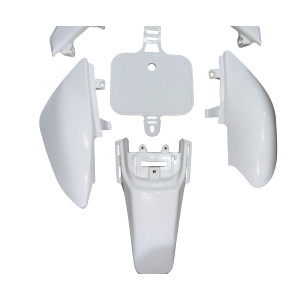 Plasticos Carenados CRF50 pit bike Blanco