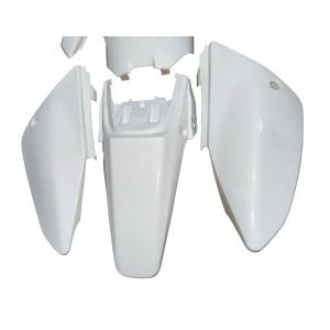Plasticos Carenados CRF70 pit bike Blanco