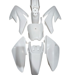 Plasticos Carenados CRF70 pit bike Blanco