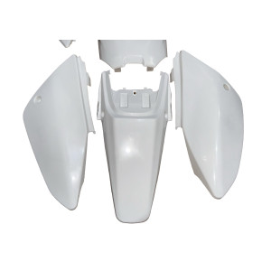 Plasticos Carenados CRF70 pit bike Blanco
