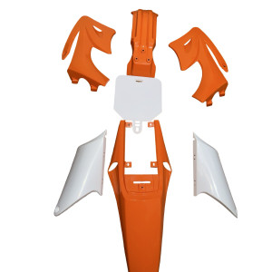 Plasticos Carenados AG27 Scorpion Naranja/Blanco