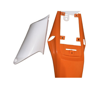 Plasticos Carenados AG27 Scorpion Naranja/Blanco