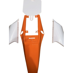 Plasticos Carenados AG27 Scorpion Naranja/Blanco