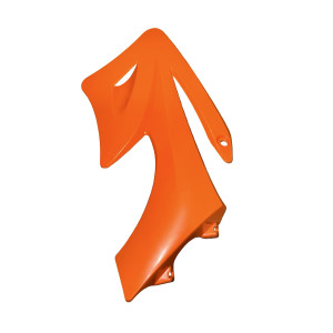 Plasticos Carenados AG27 Scorpion Naranja/Blanco