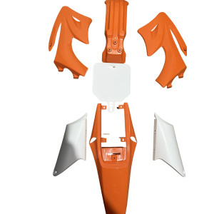 Plasticos Carenados AG27 Scorpion Naranja/Blanco