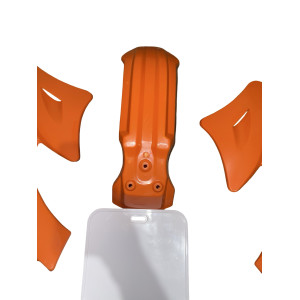 Plasticos Carenados AG27 Scorpion Naranja/Blanco