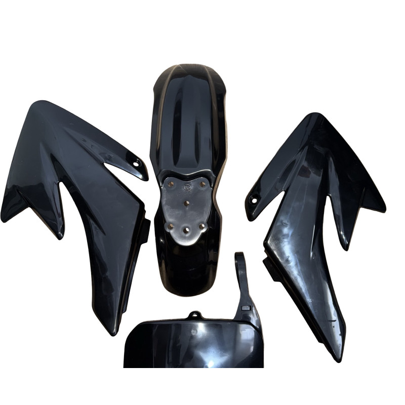 Plasticos Carenados CRF70 pit bike Negro