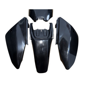 Plasticos Carenados CRF70 pit bike Negro