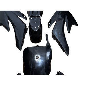 Plasticos Carenados CRF70 pit bike Negro