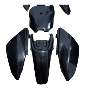 Plasticos Carenados CRF70 pit bike Negro