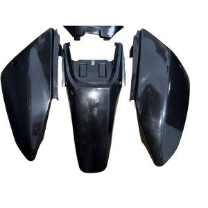 Plasticos Carenados CRF70 pit bike Negro