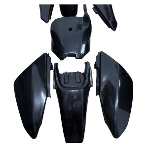 Plasticos Carenados CRF70 pit bike Negro