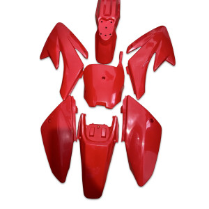 Plasticos Carenados CRF70 pit bike Rojo