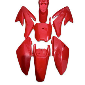 Plasticos Carenados CRF70 pit bike Rojo