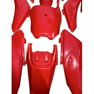 Plasticos Carenados CRF70 pit bike Rojo