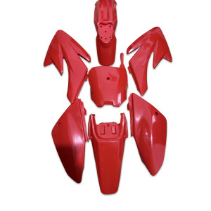 Plasticos Carenados CRF70 pit bike Rojo