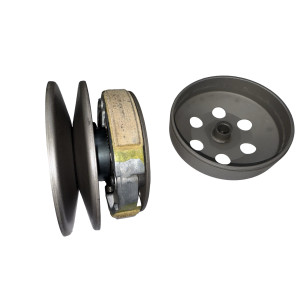 Kit polea con embrague y campana minarelli horizontal 105mm