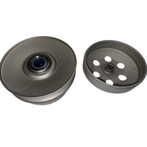 Kit polea con embrague y campana minarelli horizontal 105mm