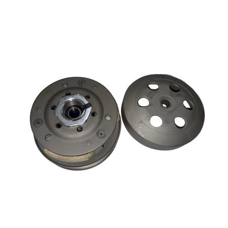 Kit polea con embrague y campana minarelli horizontal 105mm