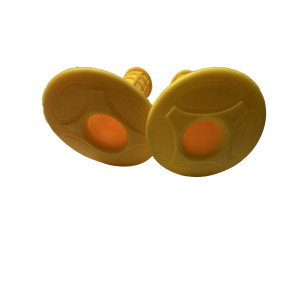 Puños manillar Goma Amarillo