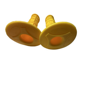 Puños manillar Goma Amarillo