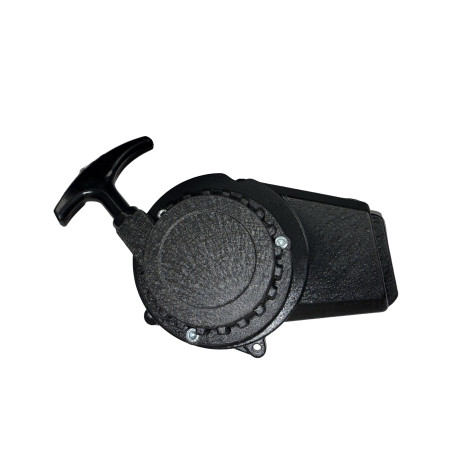 Tirador de arranque negro aluminio minimoto