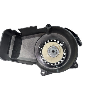 Tirador de arranque negro aluminio minimoto