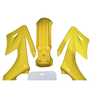 Plasticos Carenados AG27 Scorpion Amarillo/Blanco