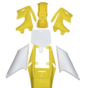 Plasticos Carenados AG27 Scorpion Amarillo/Blanco