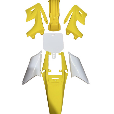 Plasticos Carenados AG27 Scorpion Amarillo/Blanco