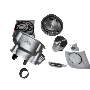 Cilindro plata 74cc minarelli AM6 Agua 1 segmento