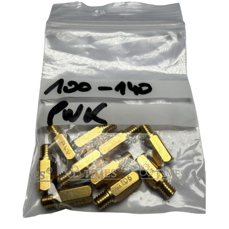 Kit 10 Chicles alta 100-140 Carburador PWK OKO Polini