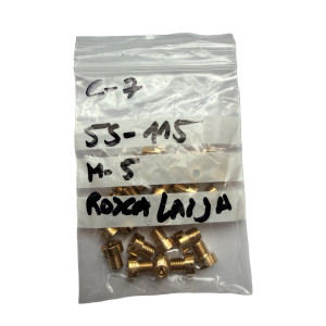 Kit 25 chicles carburador M5 55-115 rosca larga