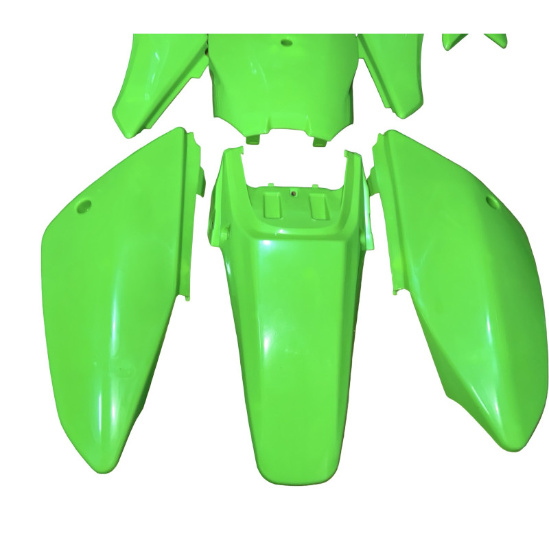 Plasticos Carenados CRF70 Pit Bike Verde