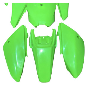 Plasticos Carenados CRF70 Pit Bike Verde