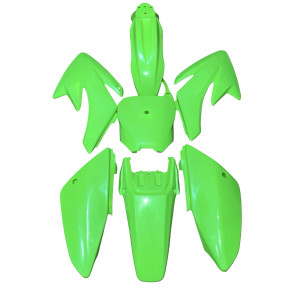Plasticos Carenados CRF70 Pit Bike Verde
