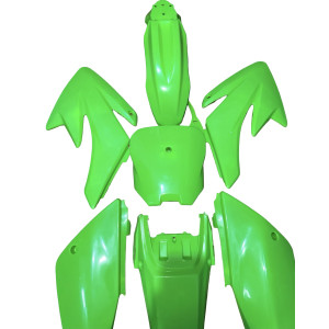 Plasticos Carenados CRF70 Pit Bike Verde