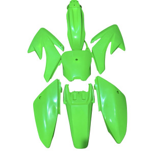 Plasticos Carenados CRF70 Pit Bike Verde